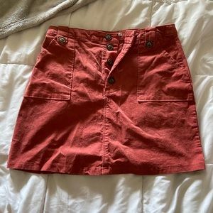 Charlotte Russe Orange Skirt